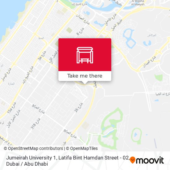 Jumeirah University 1, Latifa Bint Hamdan Street - 02 map