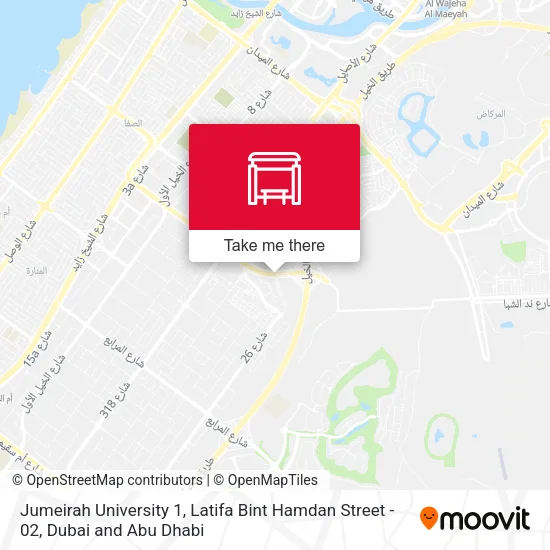 Jumeirah University 1, Latifa Bint Hamdan Street - 02 map