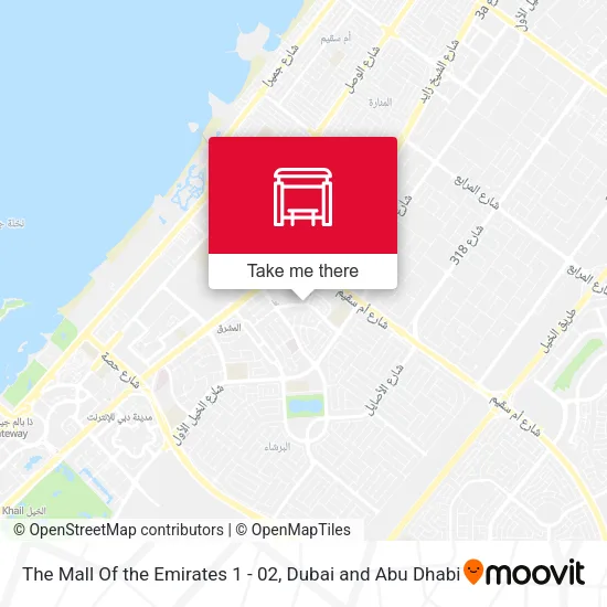 The Mall Of the Emirates 1 - 02 map