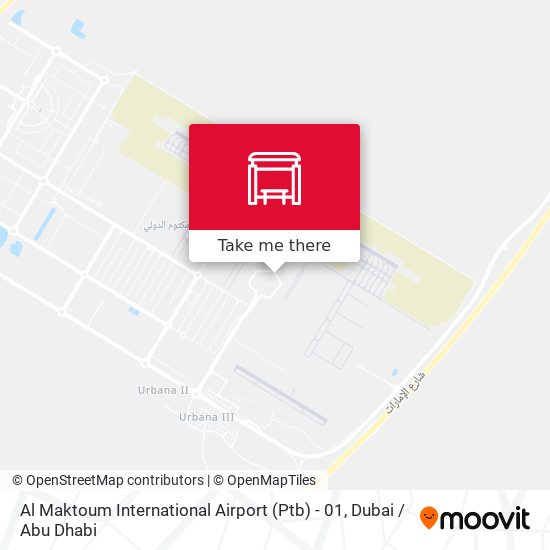 Al Maktoum International Airport (Ptb) - 01 map