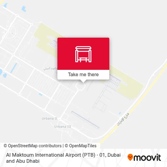 Al Maktoum International Airport (PTB) - 01 map