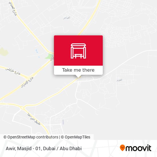 Awir, Masjid - 01 map