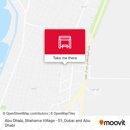 Abu Dhabi, Shahama Village - 01 map