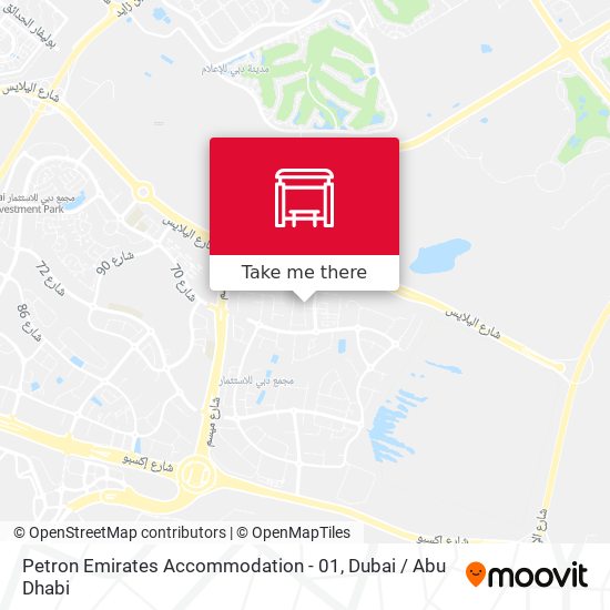 Petron Emirates Accommodation - 01 map