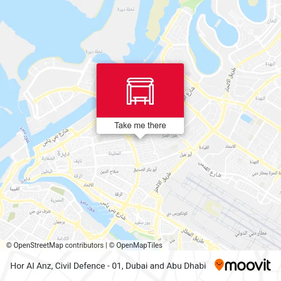 Hor Al Anz, Civil Defence - 01 map