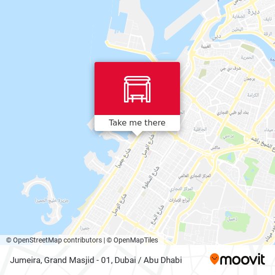 Jumeira, Grand Masjid - 01 map