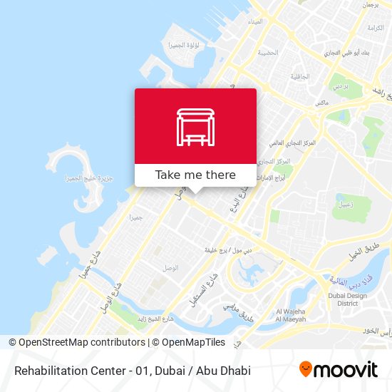 Rehabilitation Center - 01 map