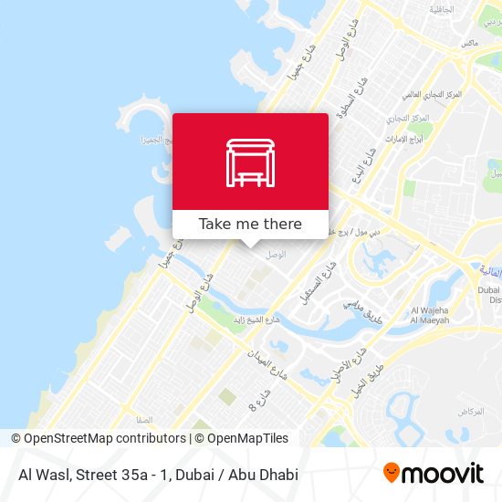 Al Wasl, Street 35a - 1 map