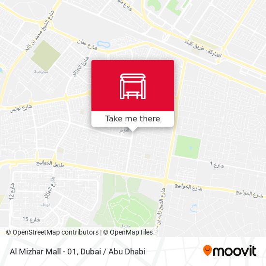 Al Mizhar Mall - 01 map