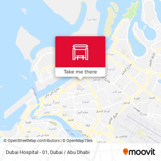 Dubai Hospital - 01 map