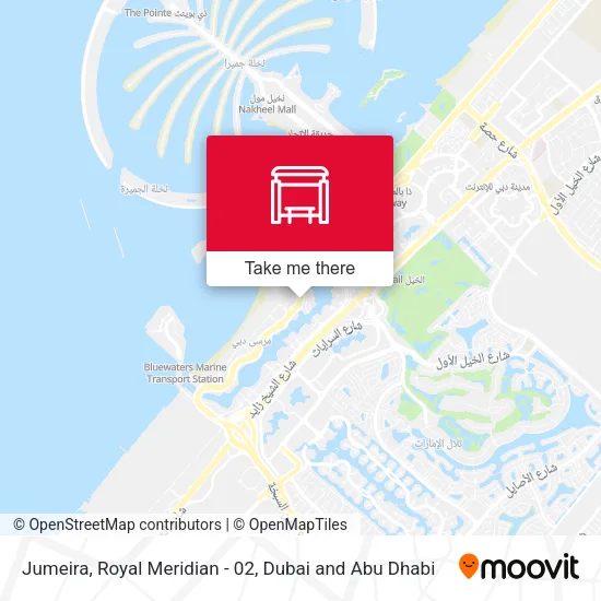 Jumeira, Royal Meridian - 02 map