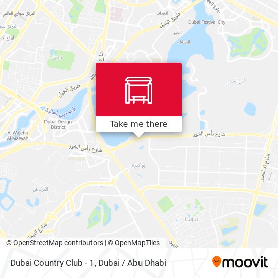 Dubai Country Club - 1 map