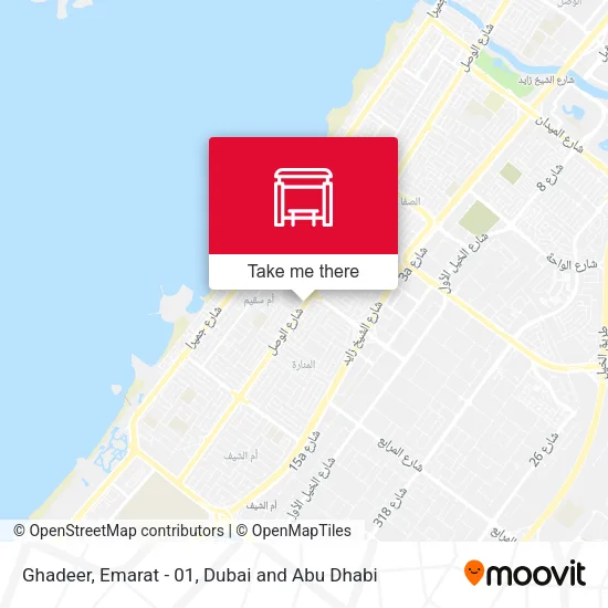 Ghadeer, Emarat - 01 map