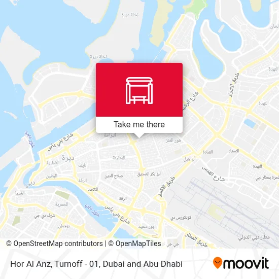 Hor Al Anz, Turnoff - 01 map