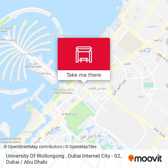 University Of Wollongong , Dubai Internet City - 02 map