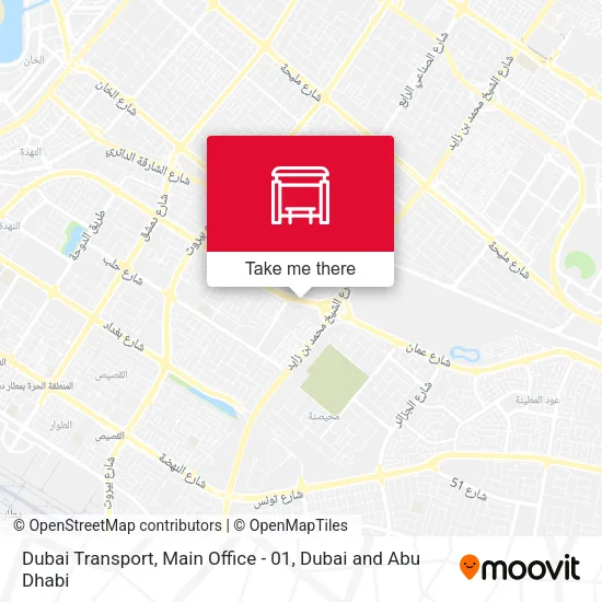 Dubai Transport, Main Office - 01 map