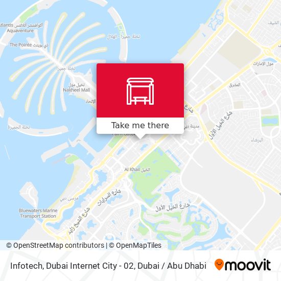 Infotech, Dubai Internet City - 02 map