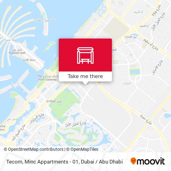 Tecom, Minc Appartments - 01 map