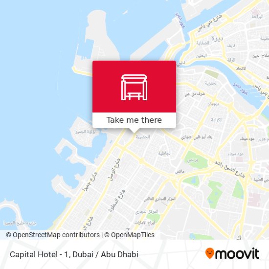 Capital Hotel - 1 map