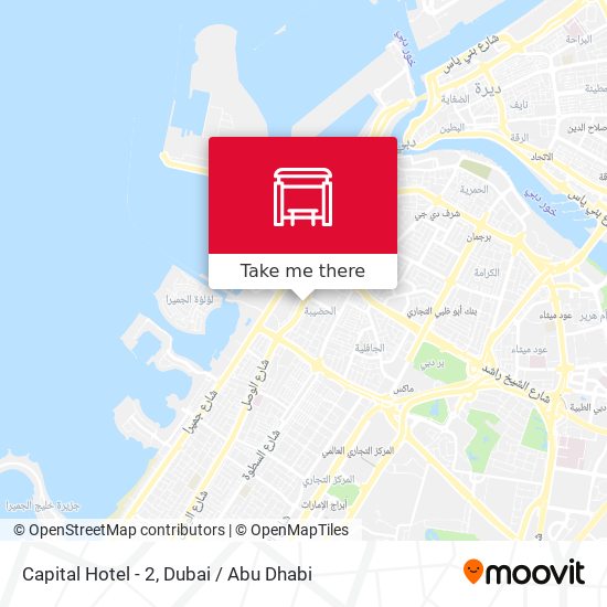 Capital Hotel - 2 map