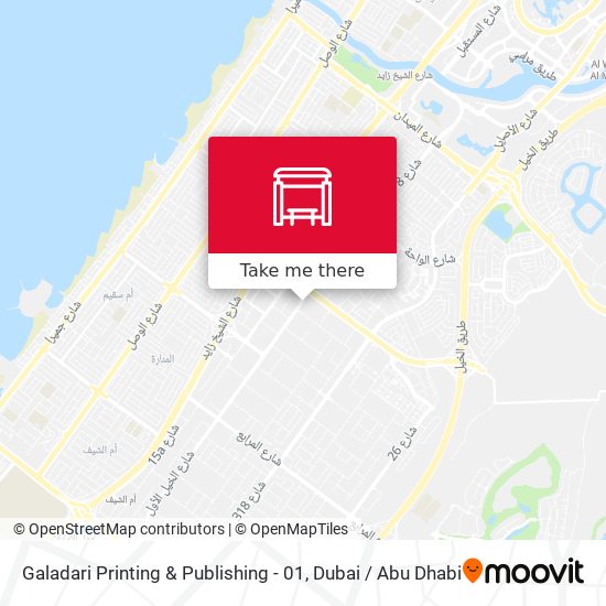 Galadari Printing & Publishing - 01 map