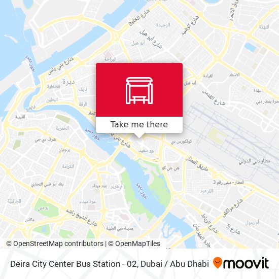 Deira City Center Bus Station - 02 map