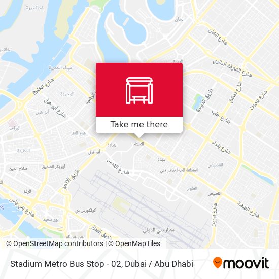 Stadium Metro Bus Stop - 02 map