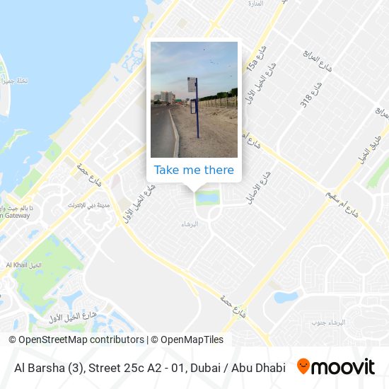 Al Barsha (3), Street 25c A2 - 01 map