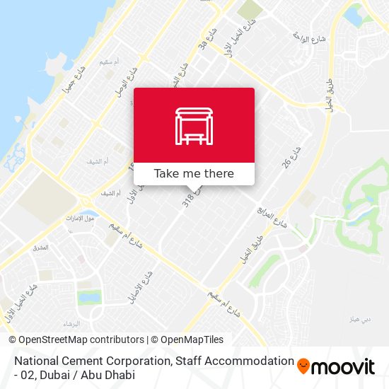 National Cement Corporation, Staff Accommodation - 02 map