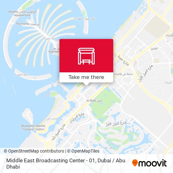 Middle East Broadcasting Center - 01 map