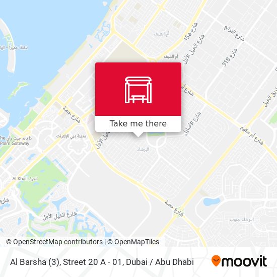 Al Barsha (3), Street 20 A - 01 map