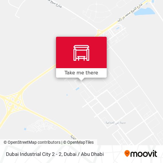 Dubai Industrial City 2 - 2 map