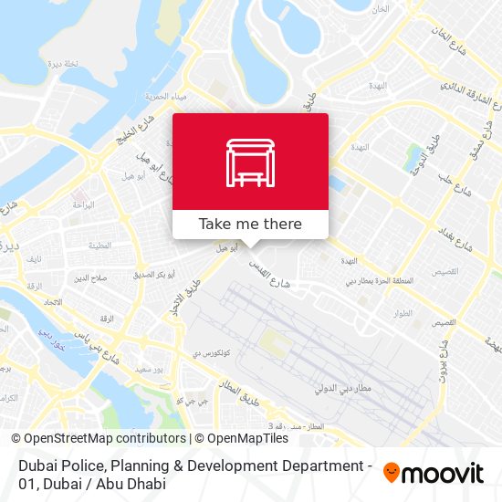 Dubai Police, Planning & Development Department - 01 map