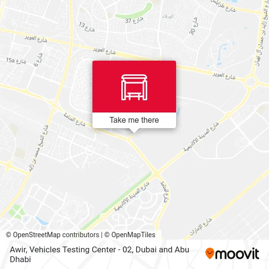 Awir Vehicles Testing Center - 02 map