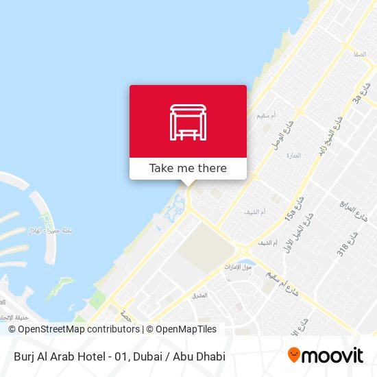 Burj Al Arab Hotel - 01 map