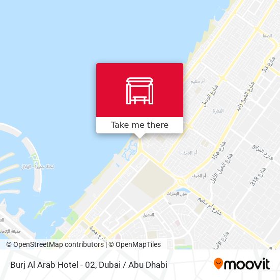 Burj Al Arab Hotel - 02 map