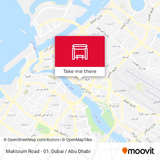 Maktoum Road - 01 map