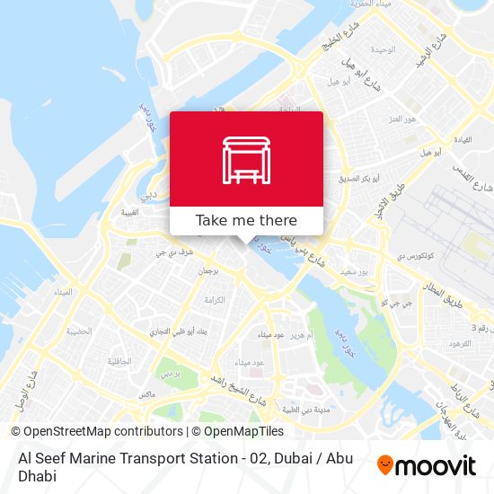 Al Seef Marine Transport Station - 02 map