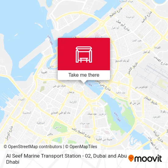 Al Seef Marine Transport Station - 02 map
