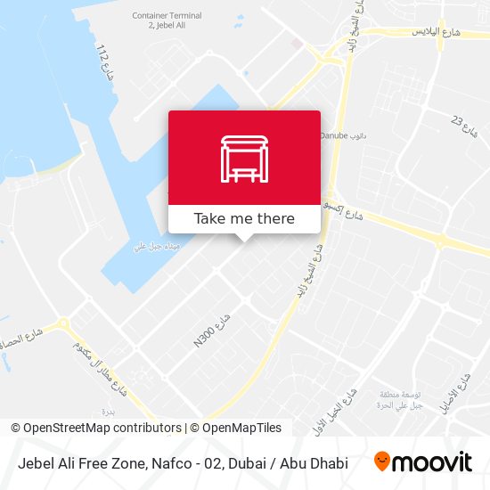 Jebel Ali Free Zone, Nafco - 02 map