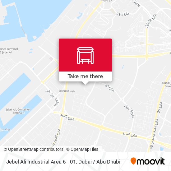 Jebel Ali Industrial Area 6 - 01 map