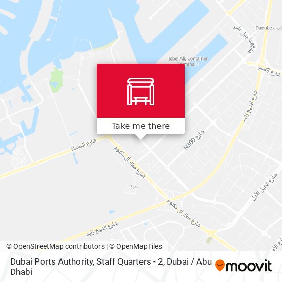 Dubai Ports Authority, Staff Quarters - 2 map