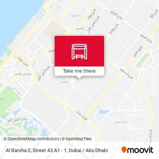 Al Barsha 2, Street 43 A1 - 1 map