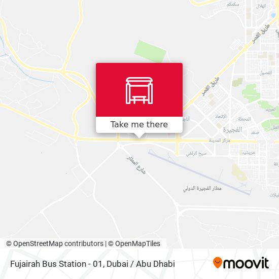Fujairah Bus Station - 01 map