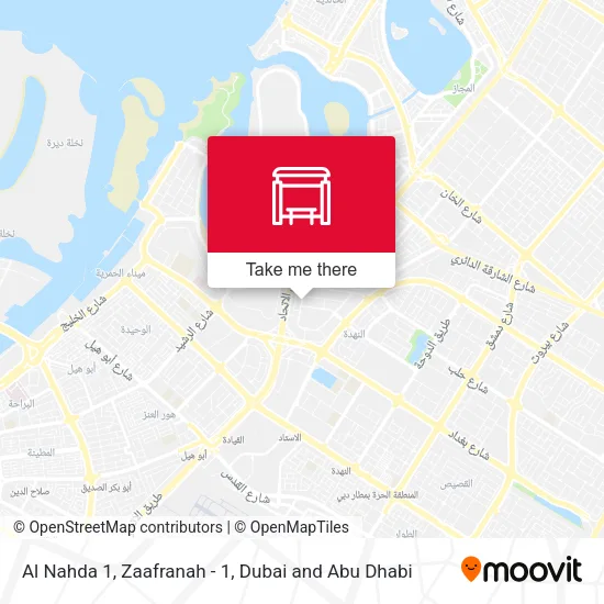 Al Nahda 1, Zaafranah - 1 map