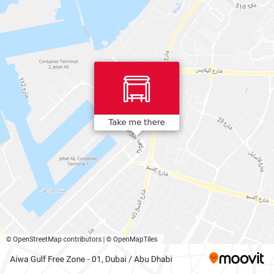 Aiwa Gulf Free Zone - 01 map