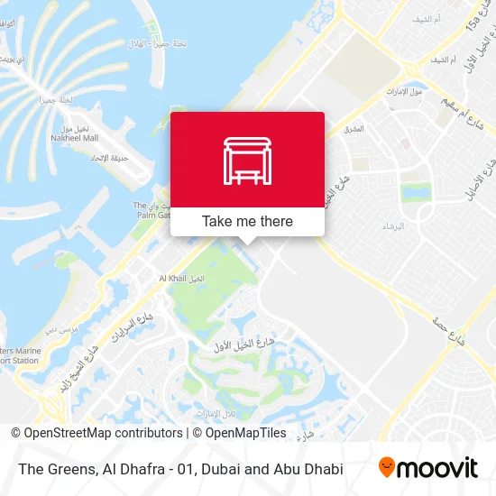 The Greens, Al Dhafra - 01 map