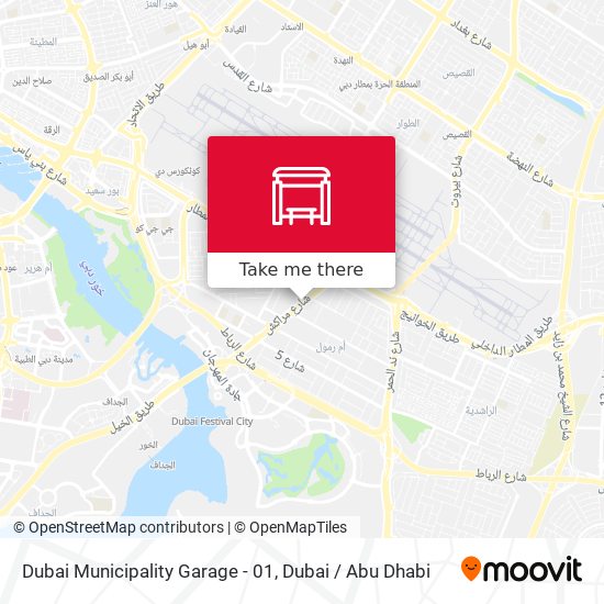 Dubai Municipality Garage - 01 map