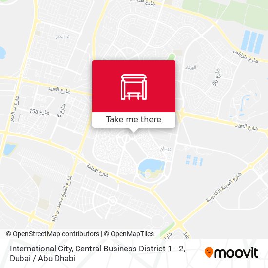 International City, Central Business District 1 - 2 map