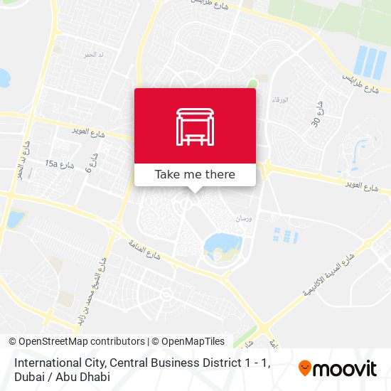 International City, Central Business District 1 - 1 map